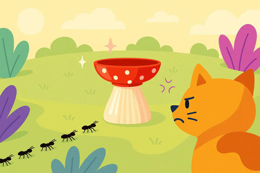 Comment éviter les fourmis dans la gamelle du chat ?