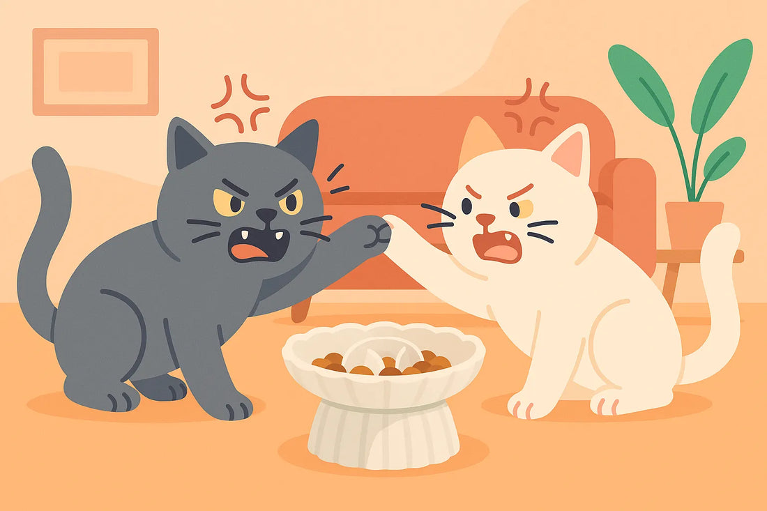 Combien de gamelles pour 2 chats ?