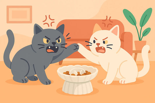 Combien de gamelles pour 2 chats ?