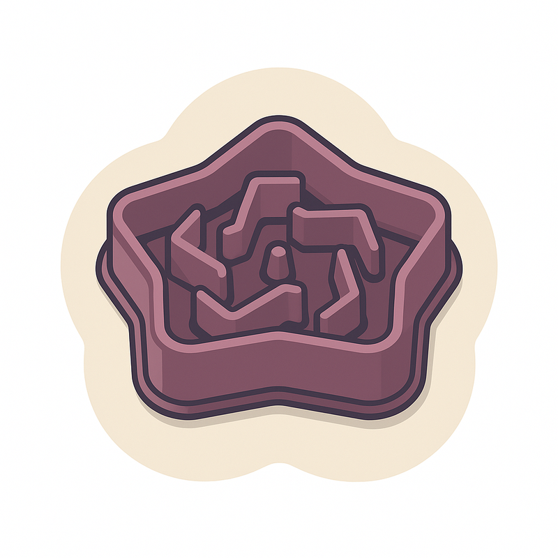 présentation d'une Gamelle anti glouton chat dans un nuage