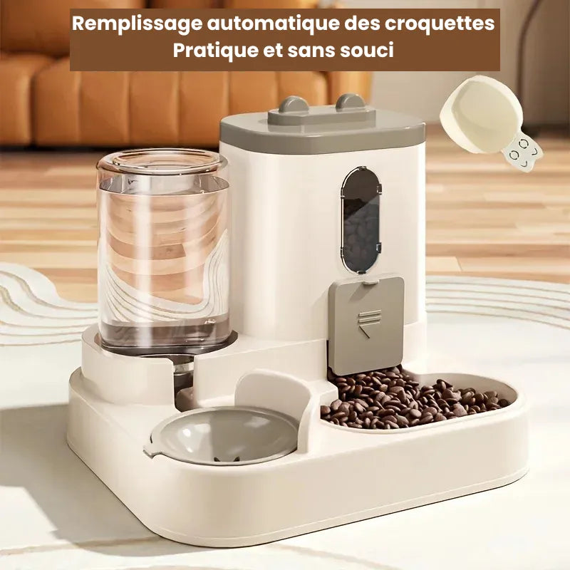 Avantage du distributeur de croquettes pour chat 2en1