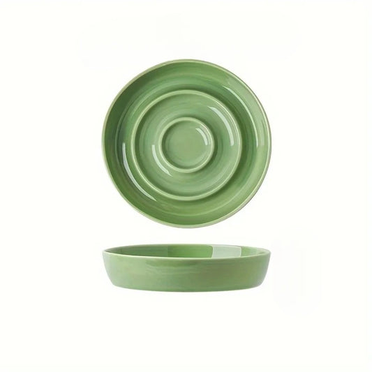 Gamelle Anti Glouton Chat - Effet Spirale Vert