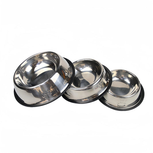 Lot de Gamelles Chat Inox Antidérapante