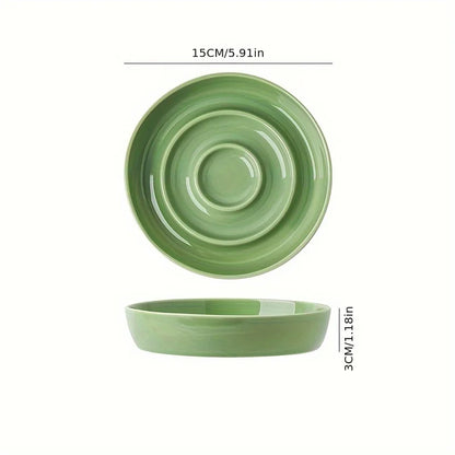 Gamelle Anti Glouton Chat - Effet Spirale Vert