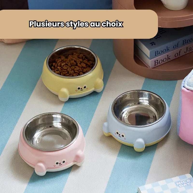 Plusieurs styles de gamelle eau chat inox